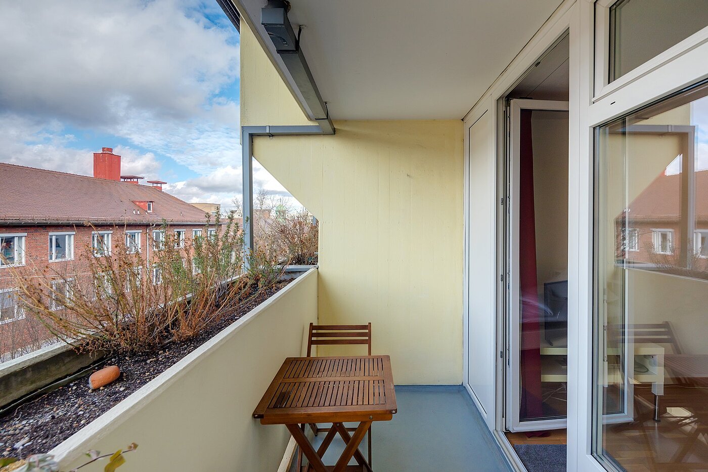 Ploché s 1 Pokoj | München-Isarvorstadt | 2110ML3 | Sonniger Balkon