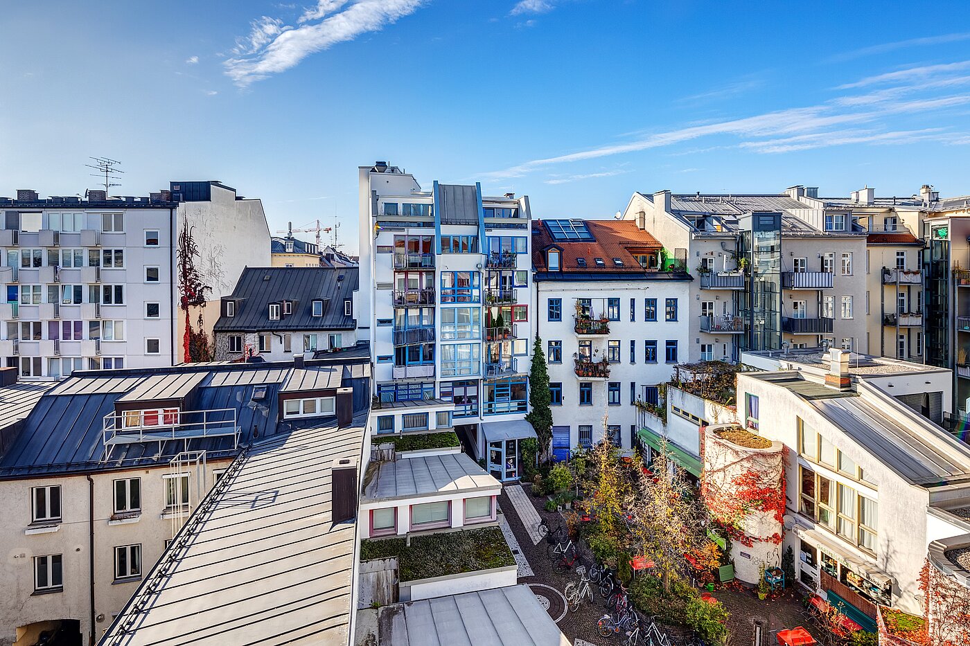 Ravna stran s spletno stranjo . 1 Soba | München-Maxvorstadt | 70165 | ...Ausblick