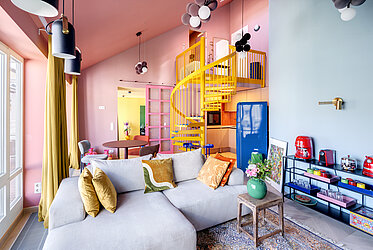 Au-Haidhausen: Μοναδικός σχεδιασμός - Αποκλειστικό διαμέρισμα με βεράντα στην ταράτσα στο Gasteig