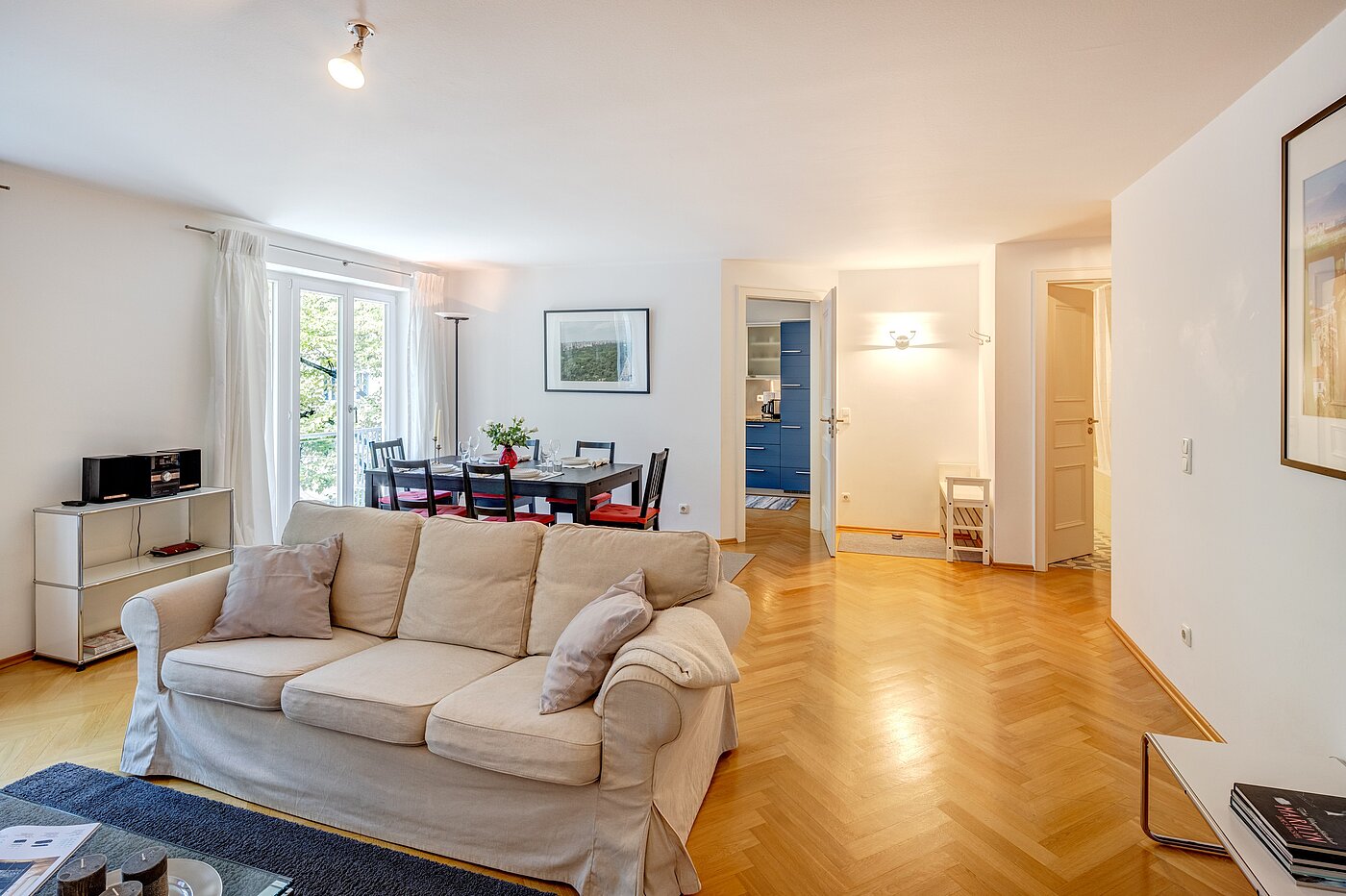 Płaski z 3 Pokoje | München-Schwabing | 2212ML1 | ...schönem Parkett und...