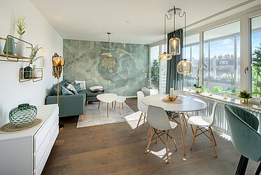 Güneşli kış bahçesi ile lüks bir şekilde yenilenmiş rüya ev