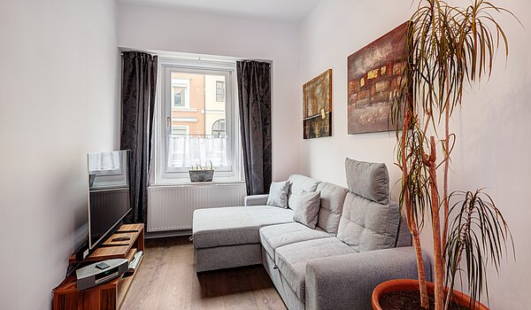 Begane grond flat met 2 Kamers | München-Sendling | 703811 | Gemütliche Couch