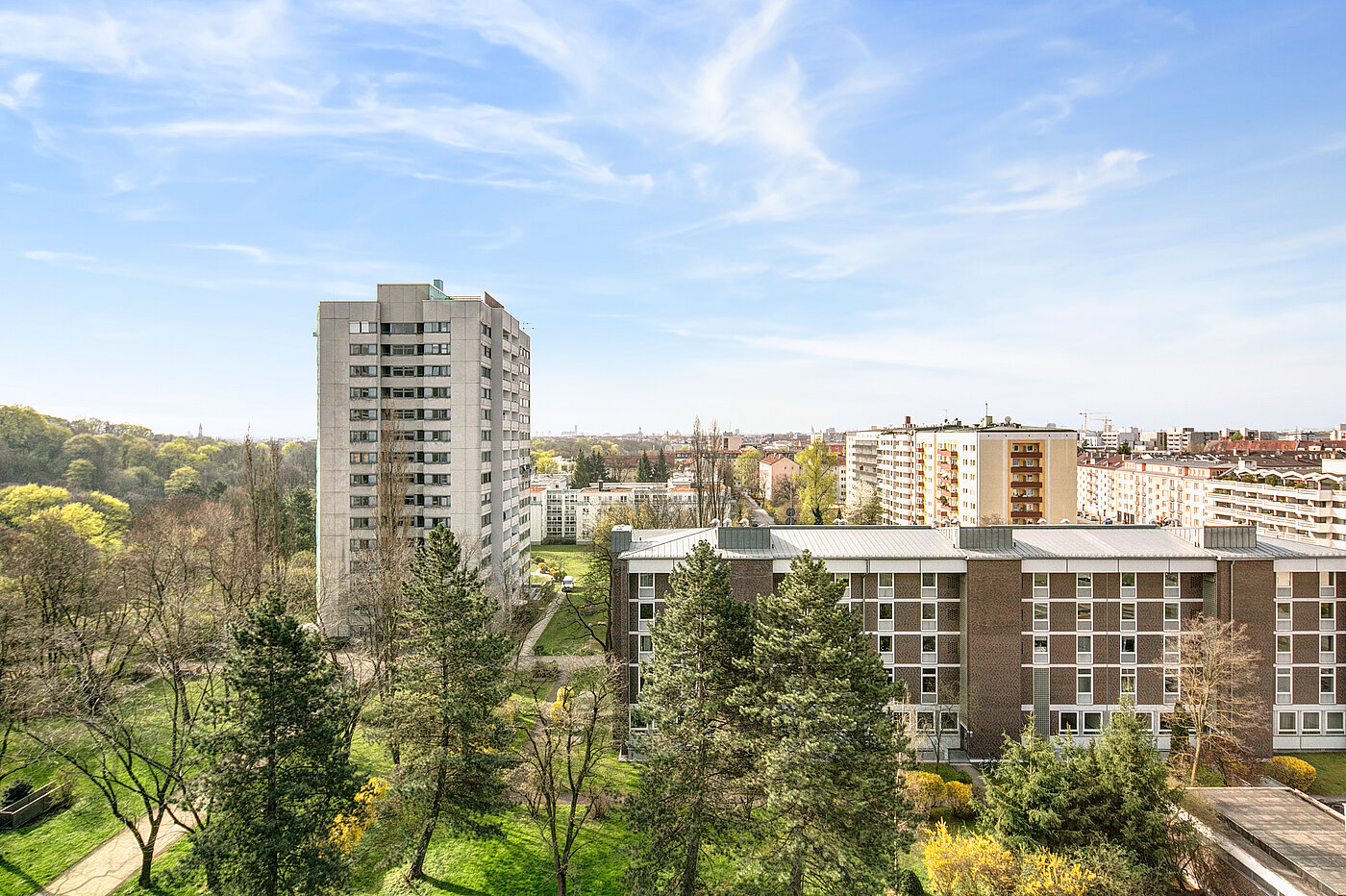 Ploché s 2 Pokoje | München-Schwabing | 70445 | Ausblick