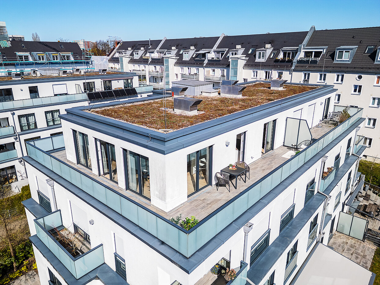 Penthouse med 2 Værelser | München-Bogenhausen | 70385 | ...Dachterrasse