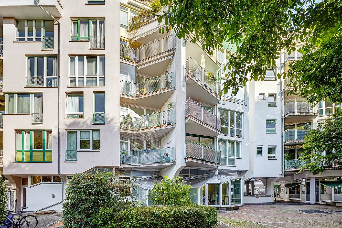 apartamento em prédio com 2 Zimmern | München-Schwabing | 2109ML3 | Innenhof