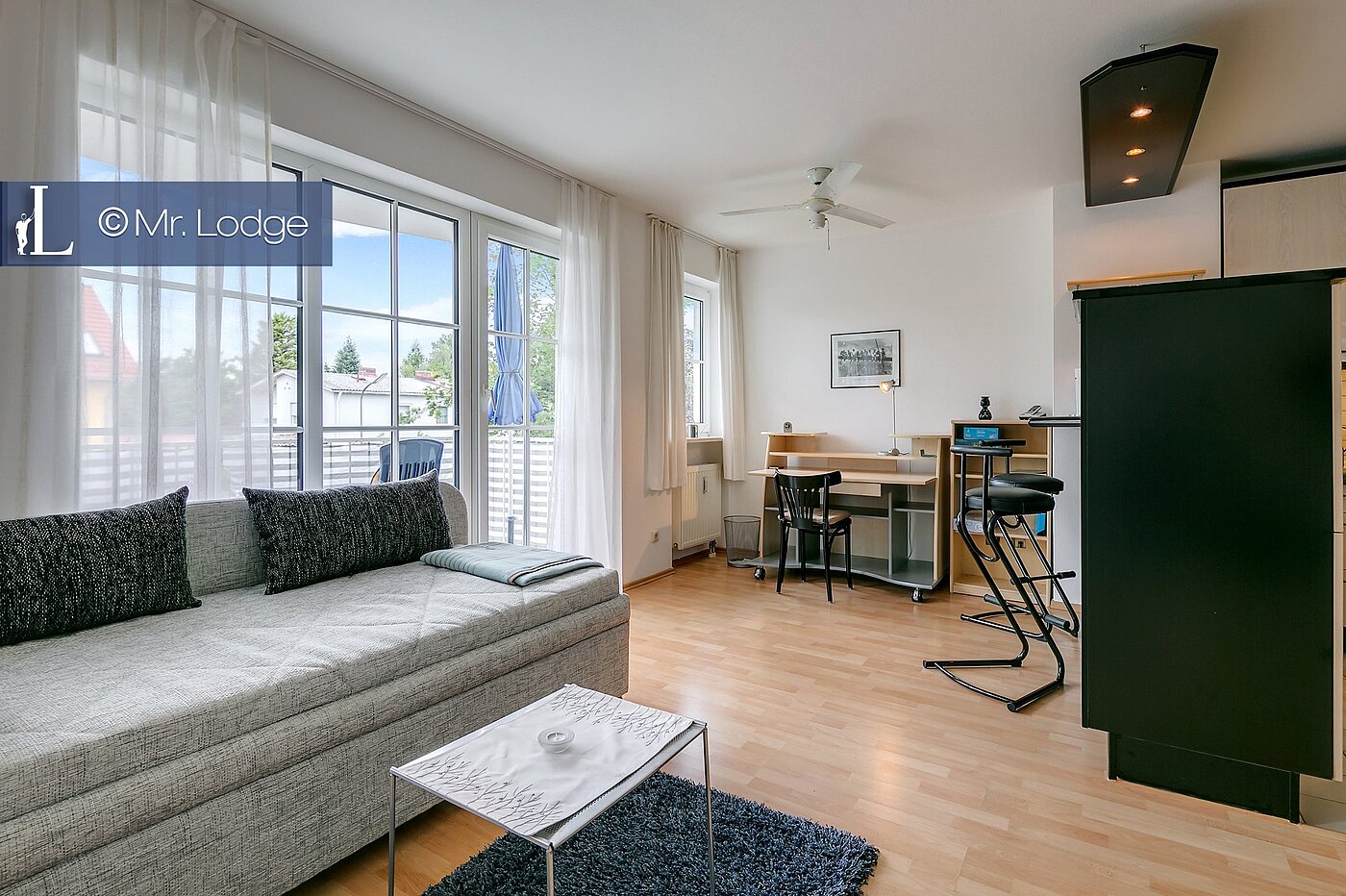 Płaski z 1 Pokój | München-Untermenzing | 1802ML1 | Blick zur Arbeitsecke