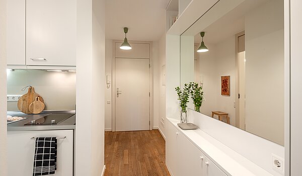 Flad med 2 Værelser | München-Solln | 704181 | Flur Blickrichtung Eingang