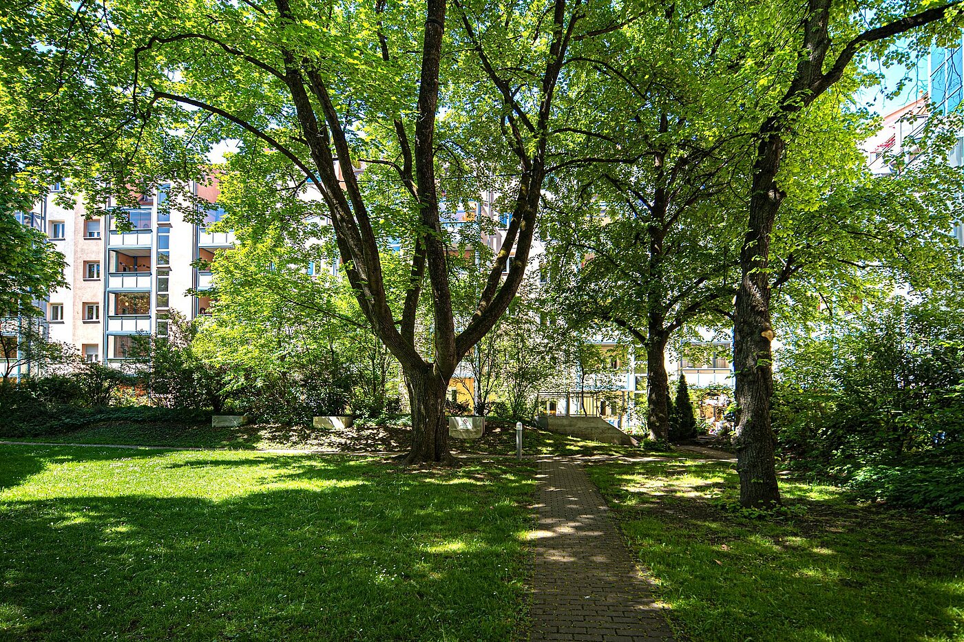 Lapos a  címen 2.5 Szobák | München-Au | 2002ML5 | Ausblick zum grünen Innenhof