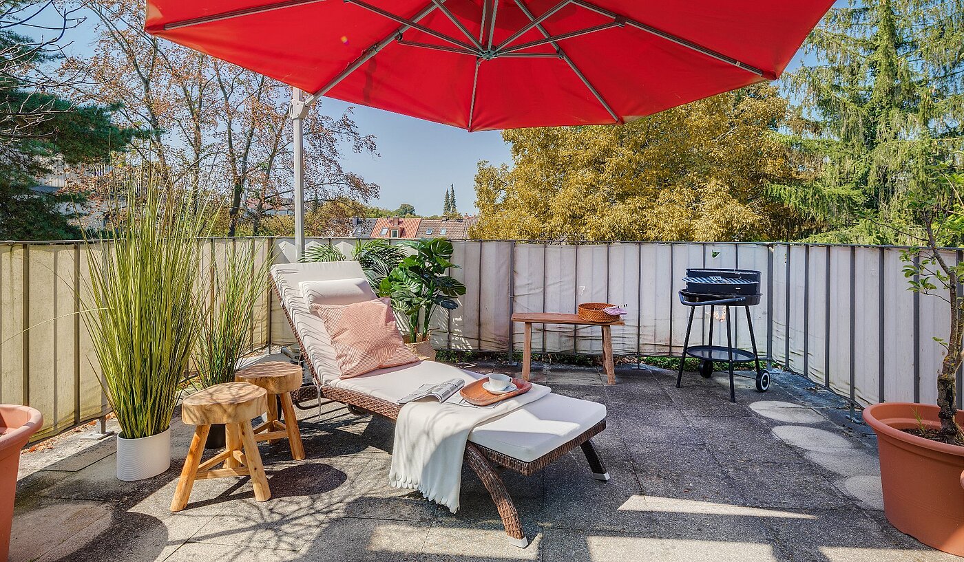 Плоский з 3.5 Кімнати | München-Laim | 1808ML1 | Sonnige Dachterrasse