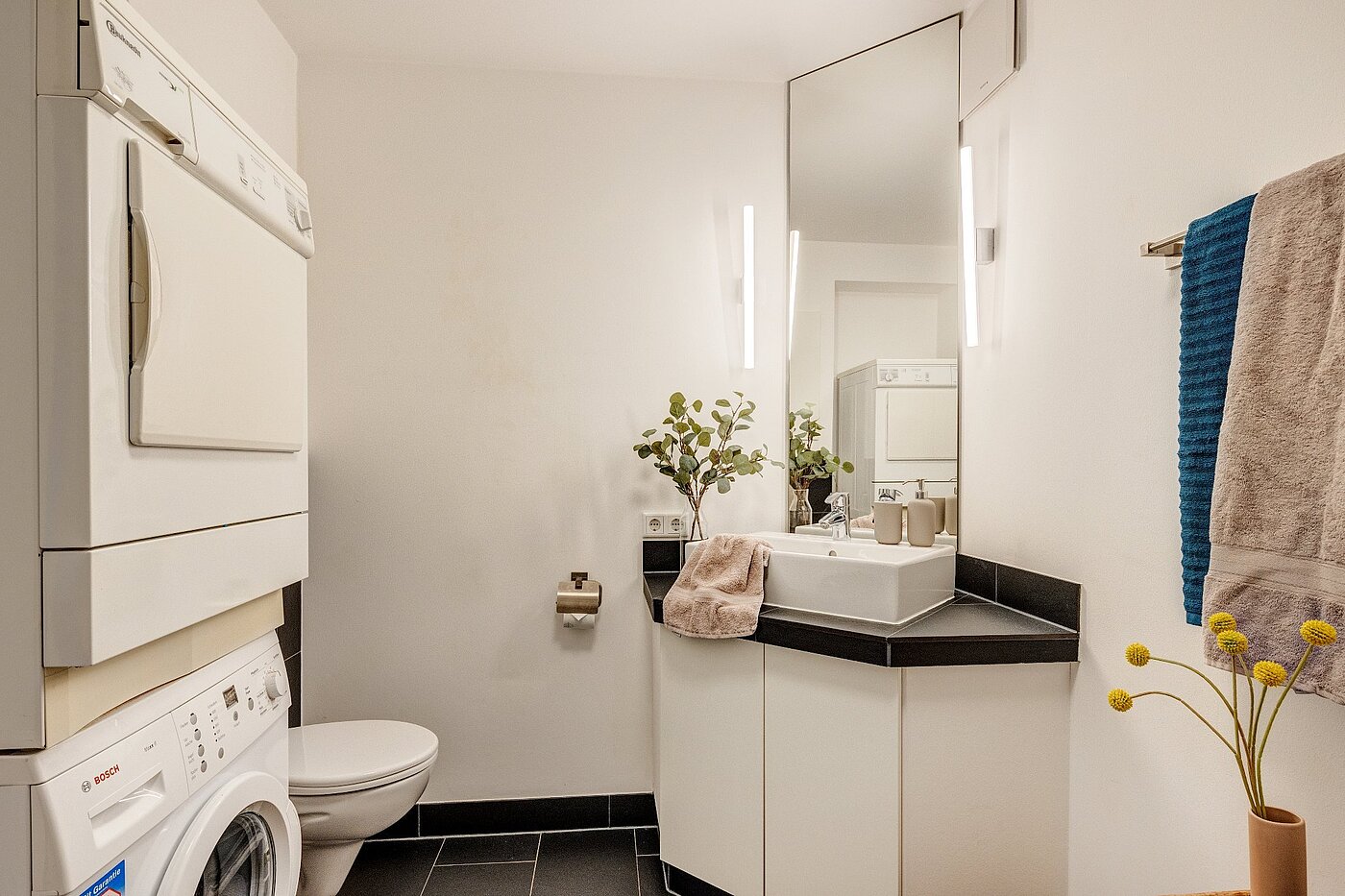 Düz ile 1 Oda | München-Freimann | 2105ML4 | Modernes Bad...