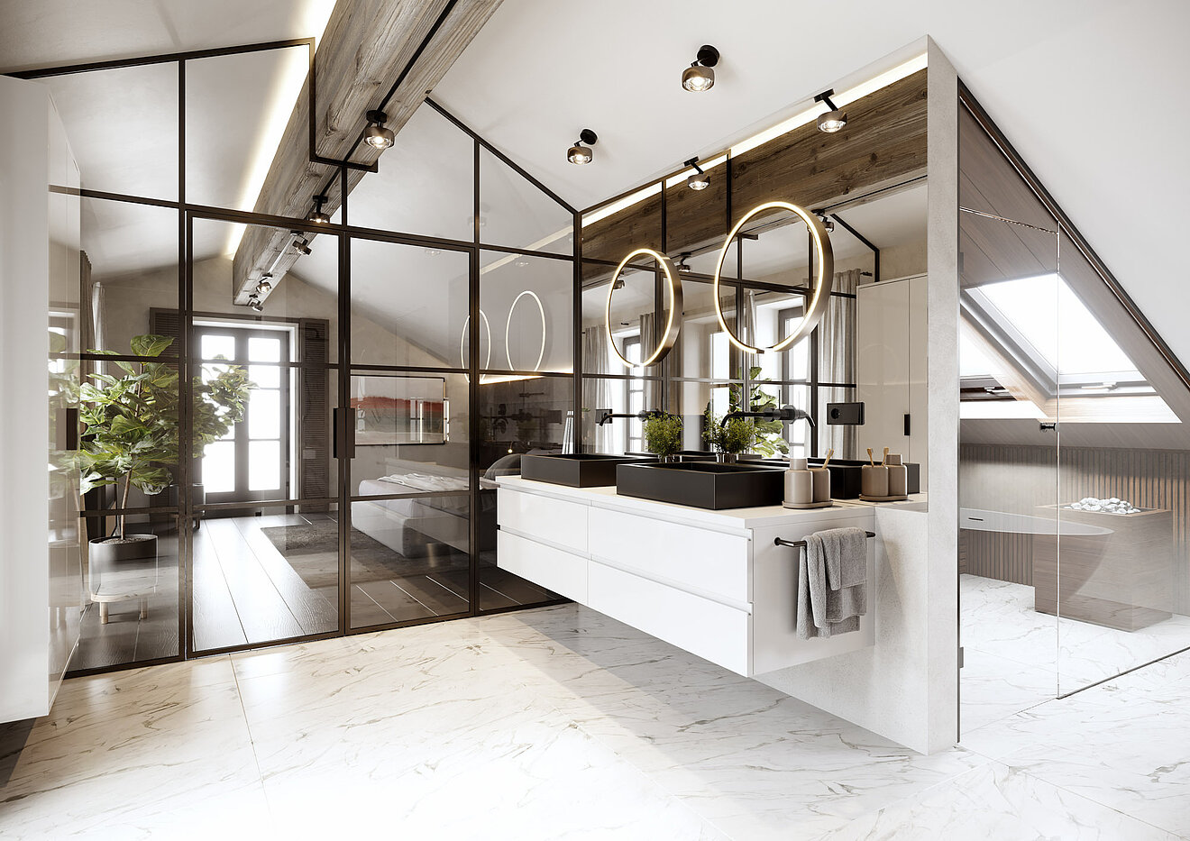 특수 속성 와 함께 15 객실 | Bad Wiessee | 701592 | Landhaus Master Bath