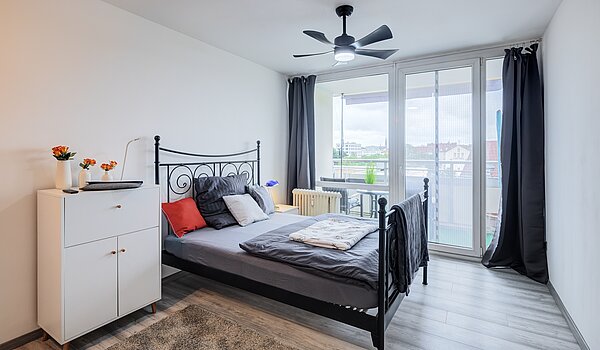 Επίπεδη με 1 Δωμάτιο | München-Haidhausen | 70482 | Schlafbereich