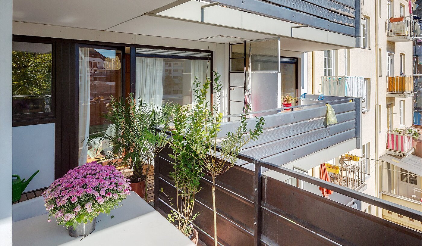 Düz ile 2 Odalar | München-Maxvorstadt | 2105ML2 | ...Ost/ Süd/ West- Balkon