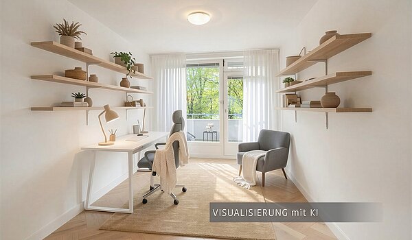 Επίπεδη με 3.5 Δωμάτια | München-Bogenhausen | 703052 | Visualisierung mit KI