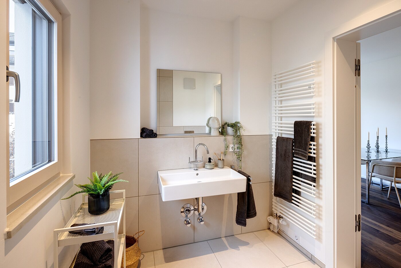 Terrassenwohnung s 2 Izby | München-Harlaching | 70372 | Tageslichtbad