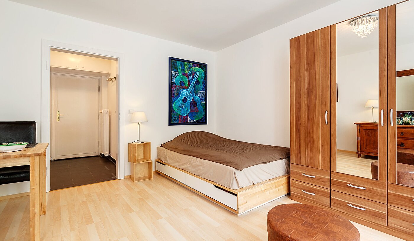 Platt med 1 Rum | München-Schwabing | 2105ML1 | ...und Schlafen