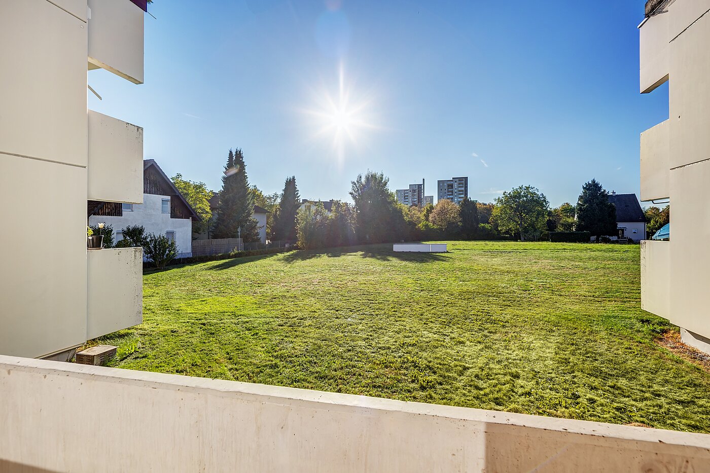 Apartment med 2 Værelser | München-Feldmoching | 70466 | ... mit Blick ins Grüne