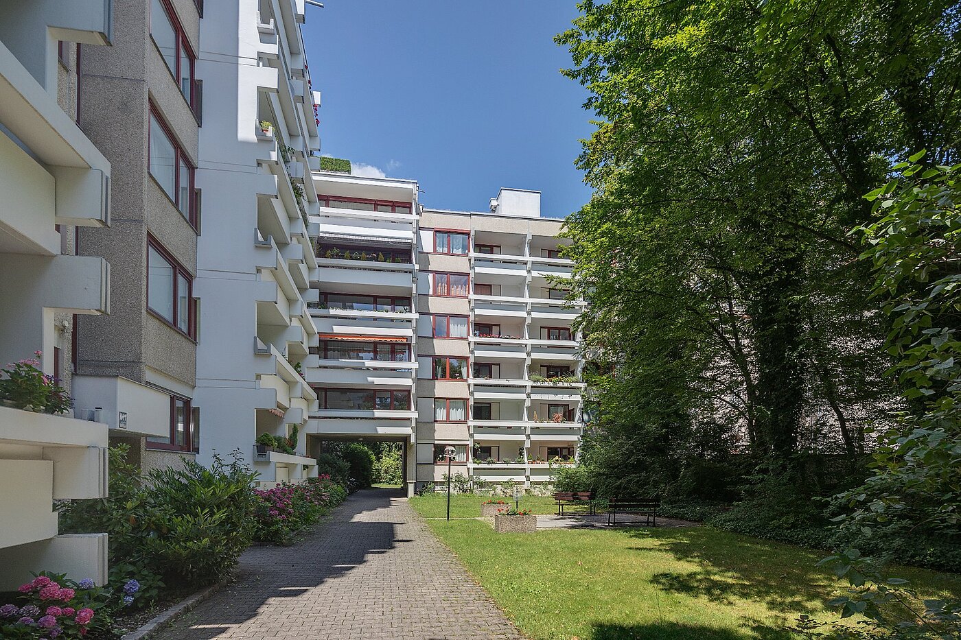 Lapos a  címen 1.5 Szobák | München-Neuhausen | 1807ML3 | Gepflegte Anlage