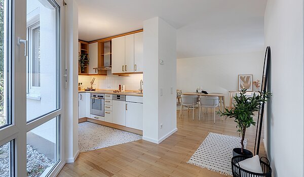 Mieszkanie na parterze z 2 Pokoje | München-Laim | 70464 | ...zum Wohnbereich...