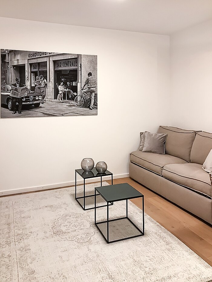 Апартамент на партерния етаж с 1.5 Стаи | München-Lehel | 70149 | Schlafen- und...