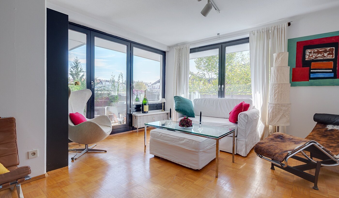 Düz ile 2 Odalar | München-Maxvorstadt | 2105ML2 | Geräumiger Wohn- und...