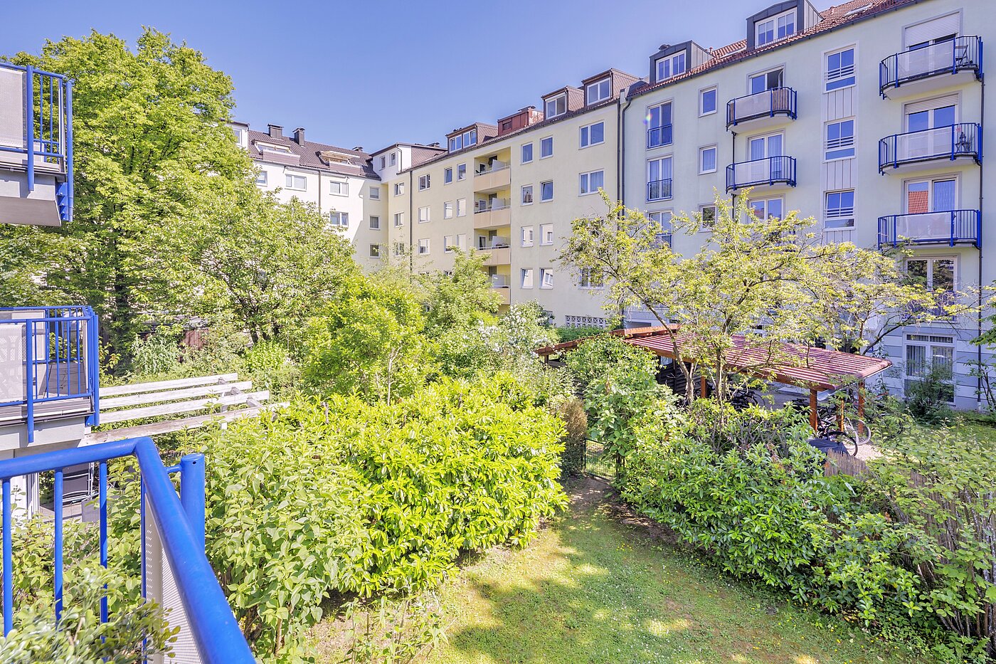 apartamento em prédio com 2 Zimmern | München-Laim | 70226 | Ausblick ins Grüne