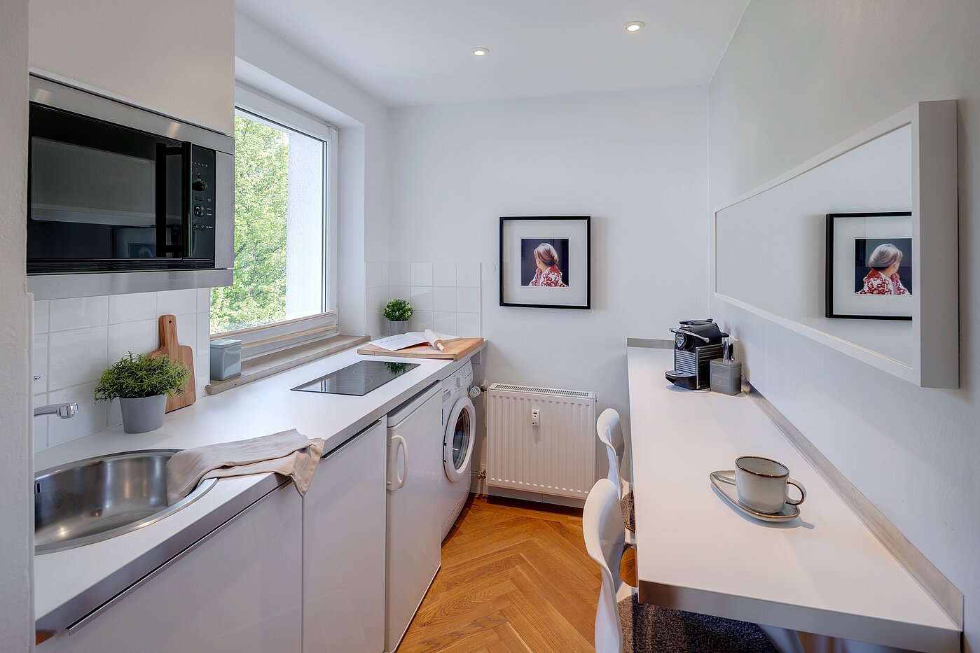 Plat cu 2 Camere | München-Thalkirchen | 2204ML5 | Küche mit Esstheke...