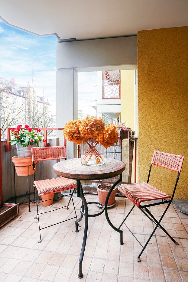 Плосък с 3 Стаи | München-Au | 2003ML17 | große Loggia Richtung Südost