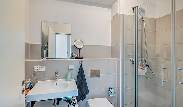 Плосък с 1 Стая | München-Ramersdorf | 70428 | Badezimmer