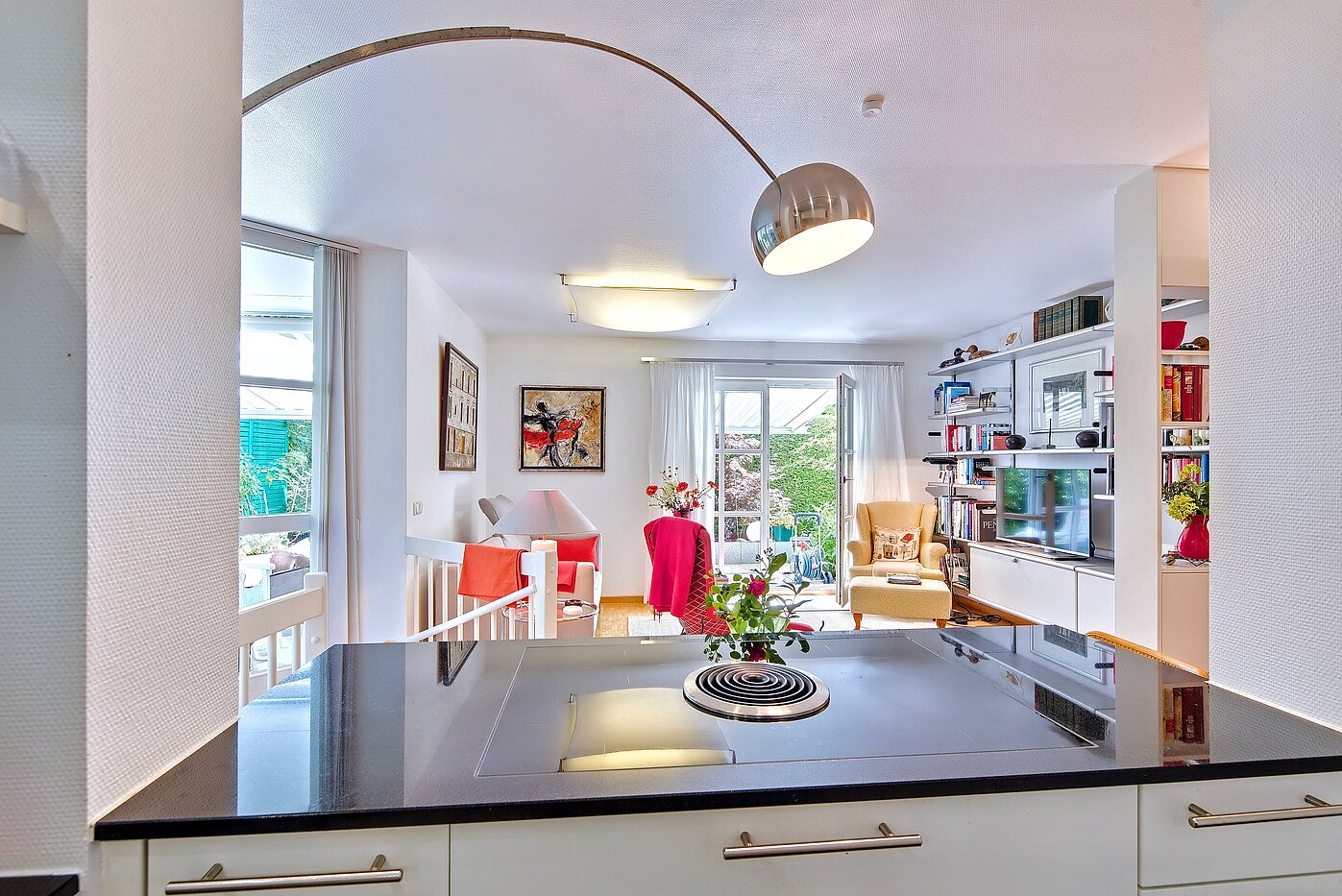 Lejlighed i stueetagen med 2 Værelser | München-Obermenzing | 70280 | Kochinsel mit BORA-Abzug