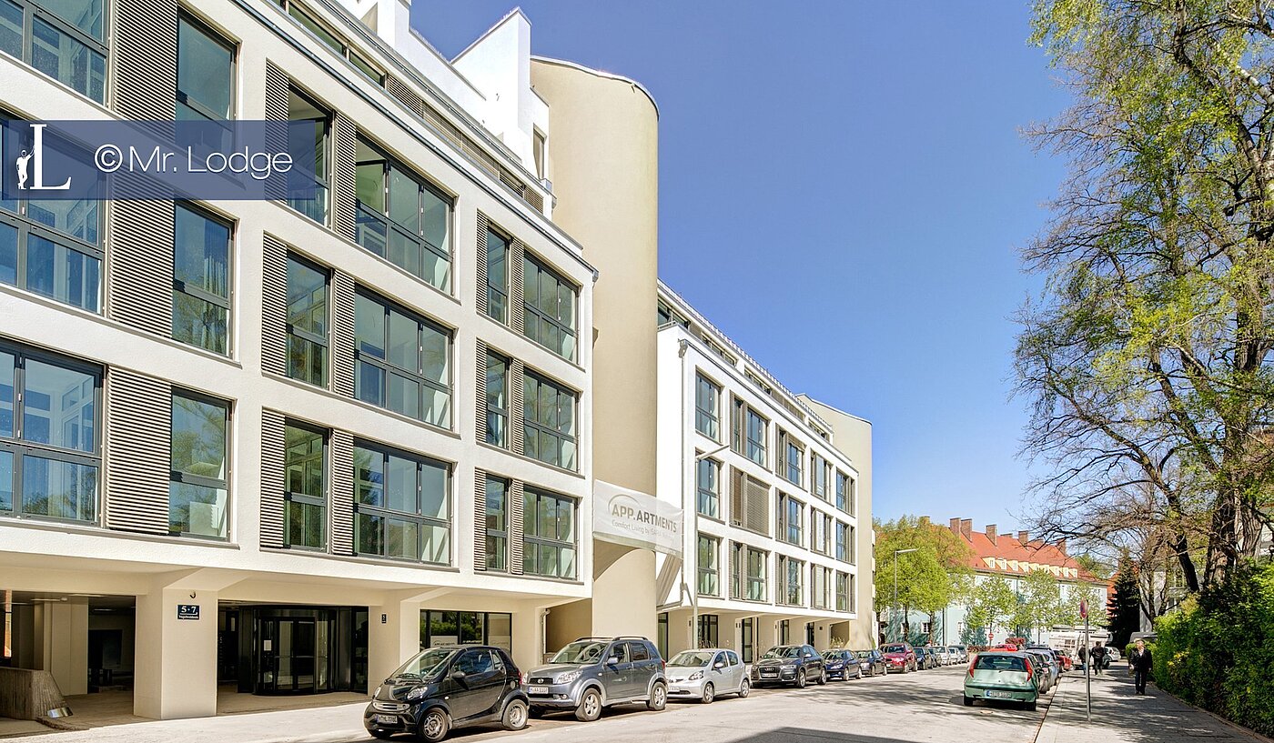 Lapos a  címen 1 Szoba | München-Bogenhausen | 1802ML4 | Außenansicht