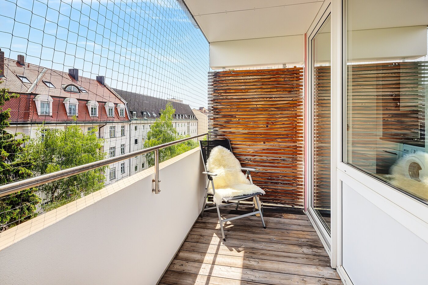 Ploché s 1 Izba | München-Neuhausen | 702271 | ...Ausblick in...