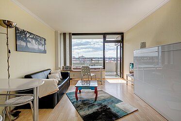 Au-Haidhausen: Пожизнен наем в отлична локация – 1-стаен апартамент с панорамен изглед – свободен