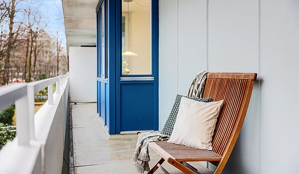 Lapos a  címen 3.5 Szobák | München-Bogenhausen | 70305 | Schattiger Nordbalkon