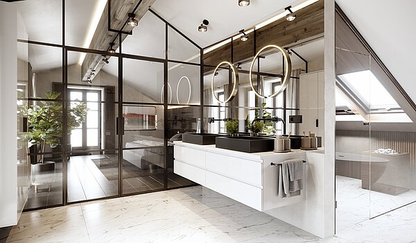 Особлива властивість з 15 Кімнати | Bad Wiessee | 701591 | Landhaus Master Bath