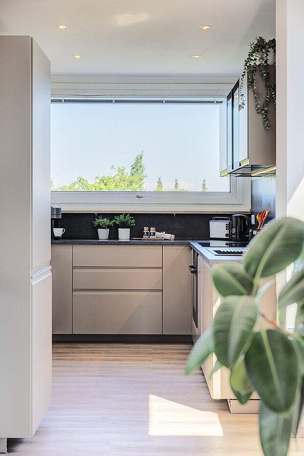 Terrassenwohnung med 3.5 Værelser | München-Berg am Laim | 70451 | Großes Fenster