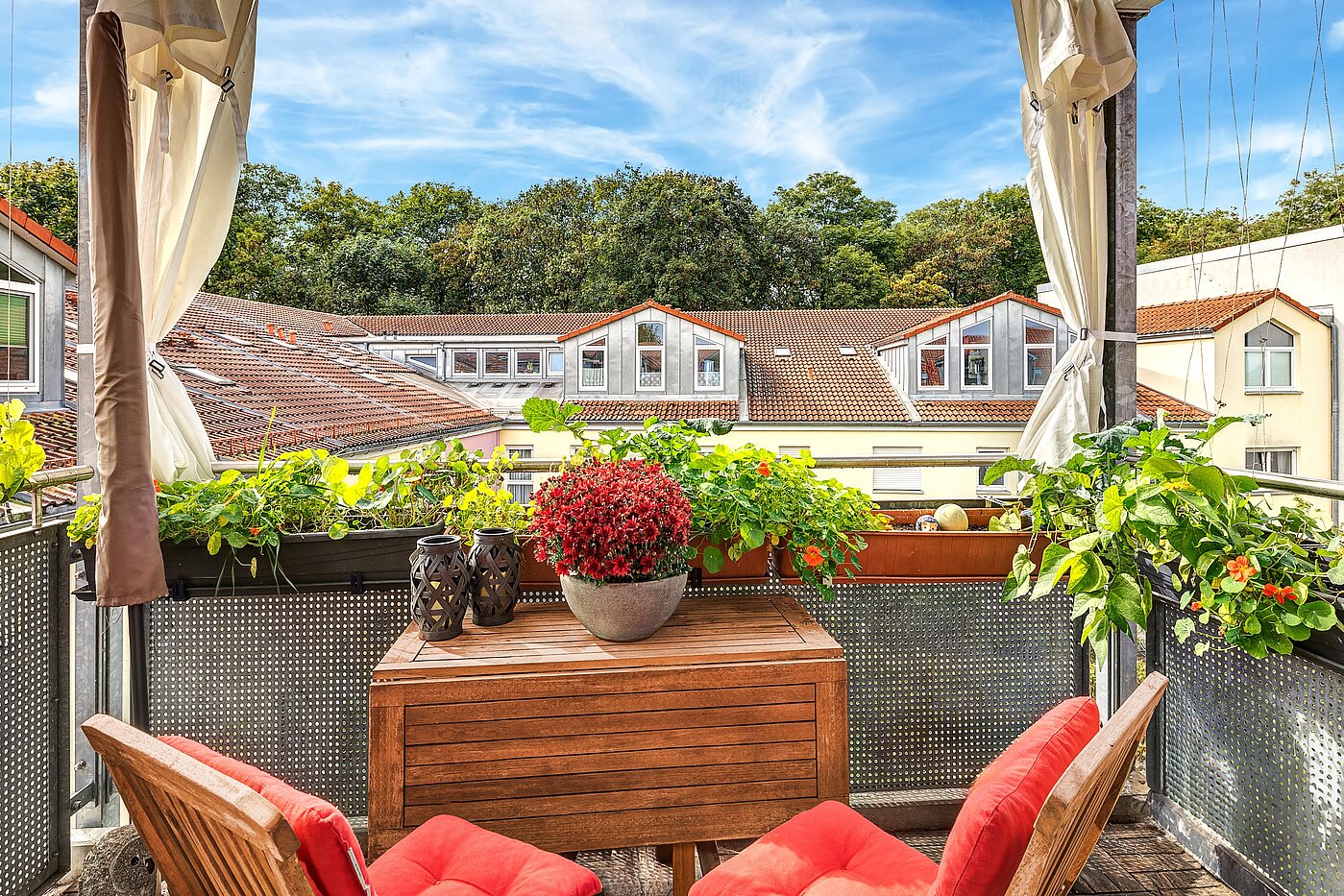 Επίπεδη με 2.5 Δωμάτια | Eching | 70100 | Gemütlicher Balkon
