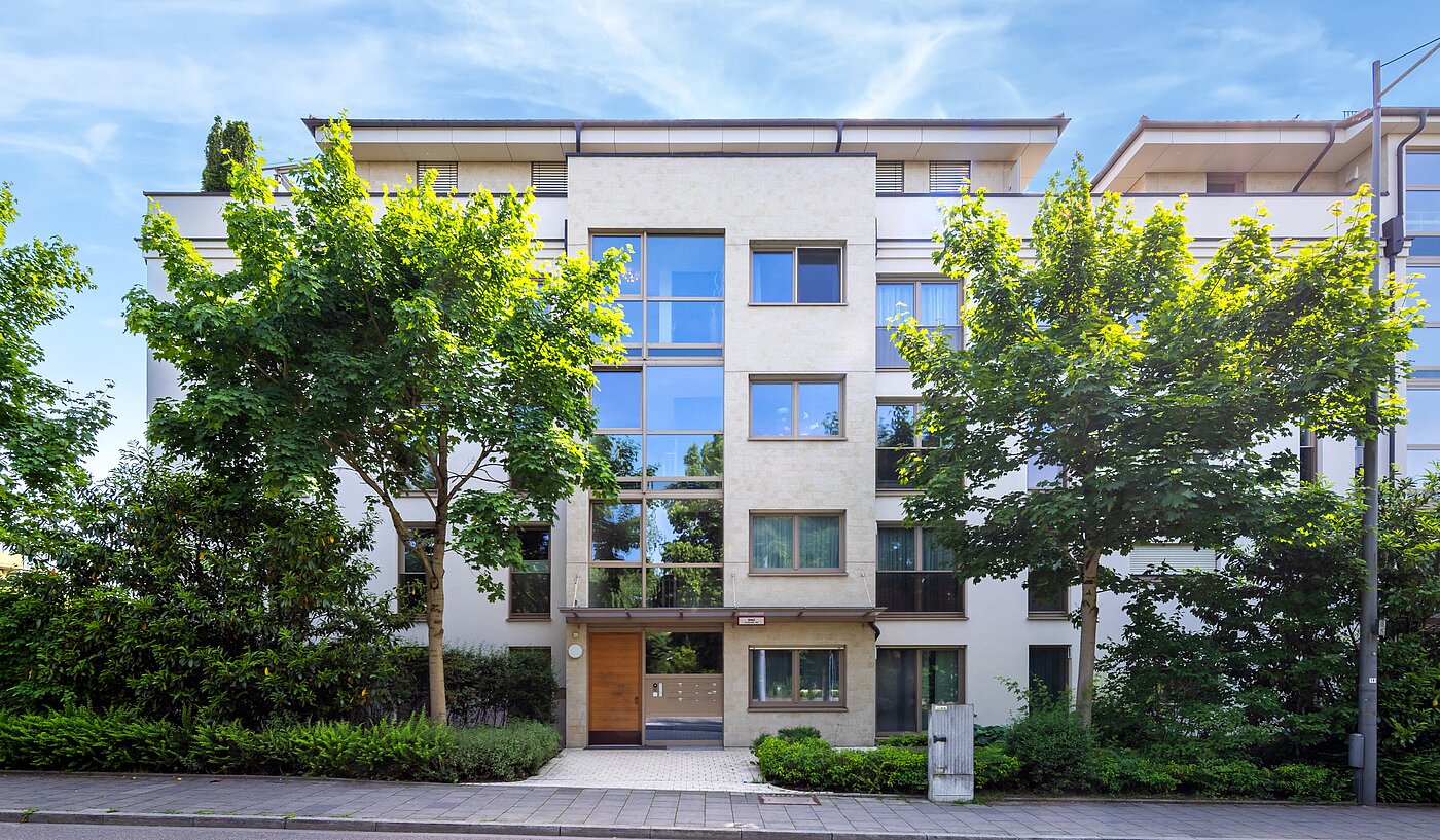Penthouse a  címen 3.5 Szobák | München-Oberföhring | 70237 | Ansicht von der Straße