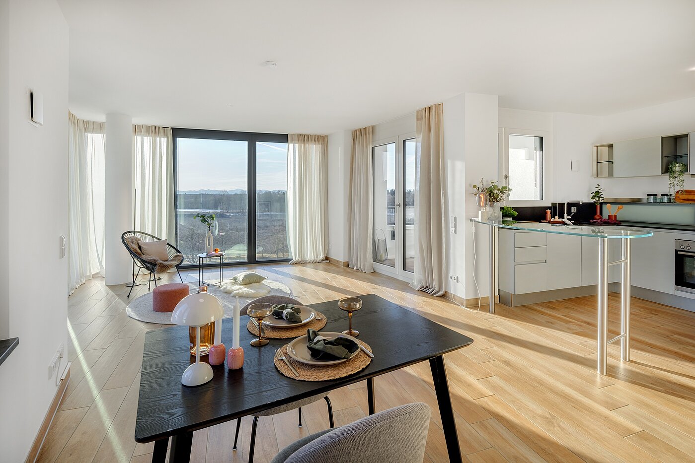 Επίπεδη με 3 Δωμάτια | München-Obersendling | 70260 | Essbereich