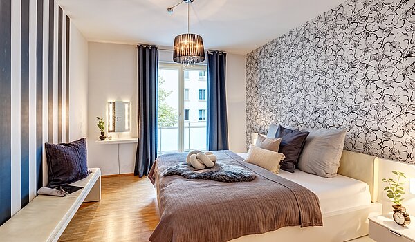 Lapos a  címen 3 Szobák | München-Neuhausen | 70489 | Schlafzimmer...