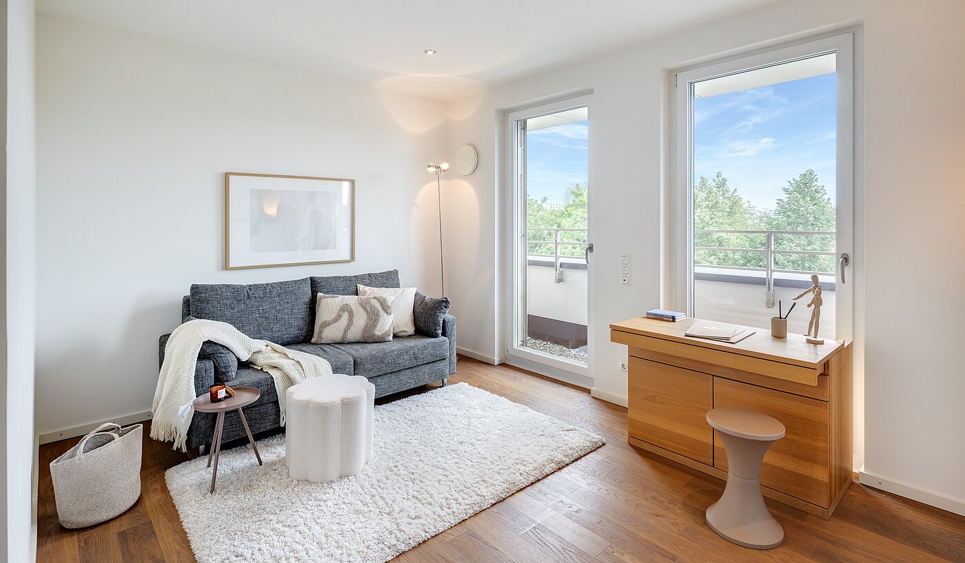 Penthouse a  címen 3.5 Szobák | München-Oberföhring | 70237 | Gästezimmer...