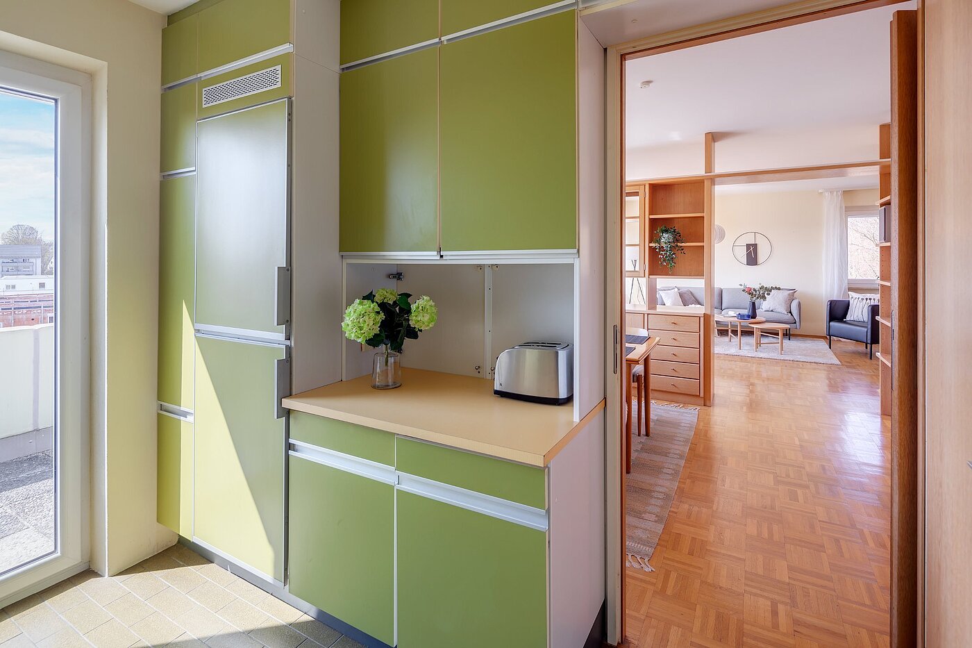 플랫 와 함께 4 객실 | Freising | 2003ML7 | Durchgang zur Küche...