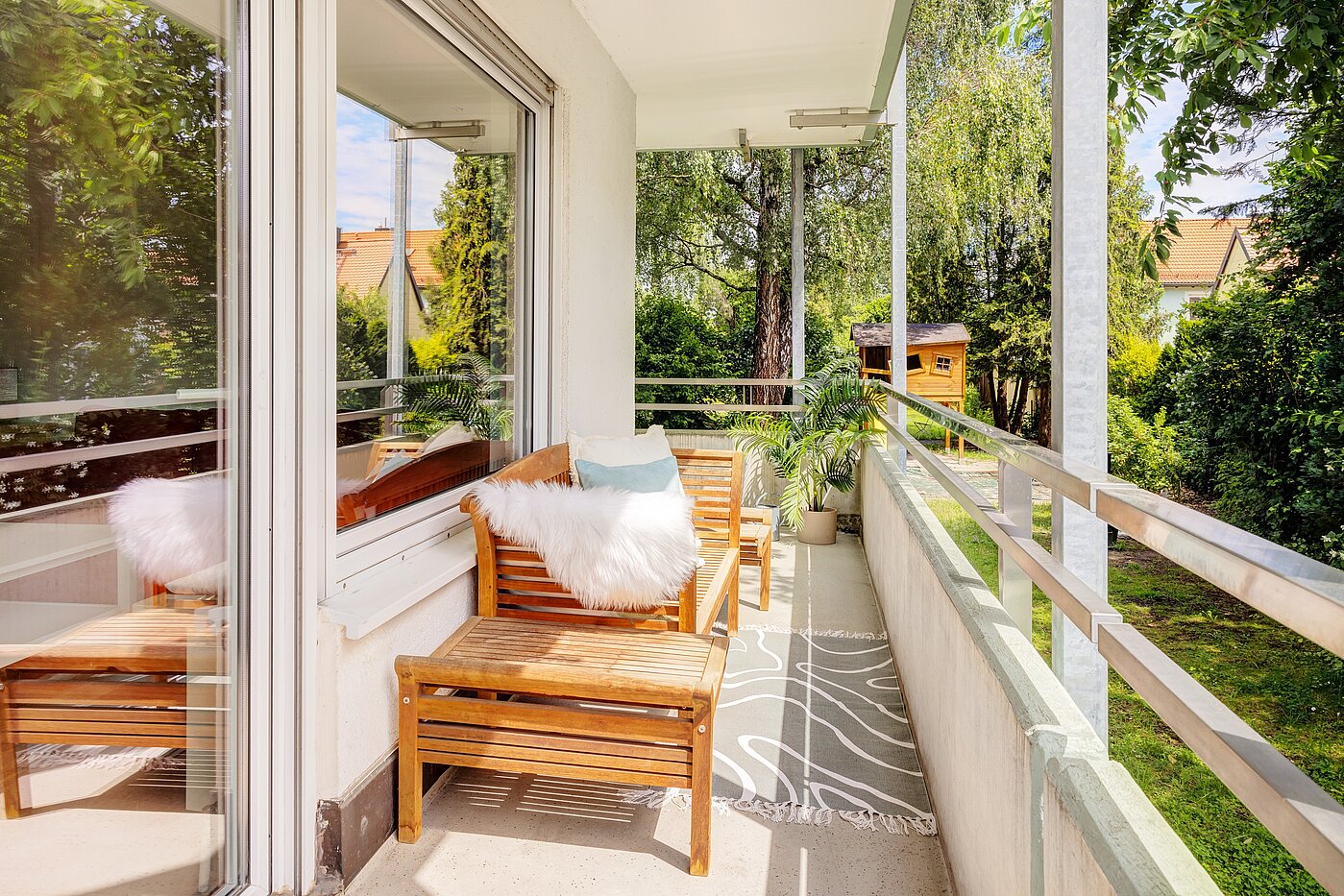 플랫 와 함께 1.5 객실 | München-Milbertshofen | 701281 | Balkon