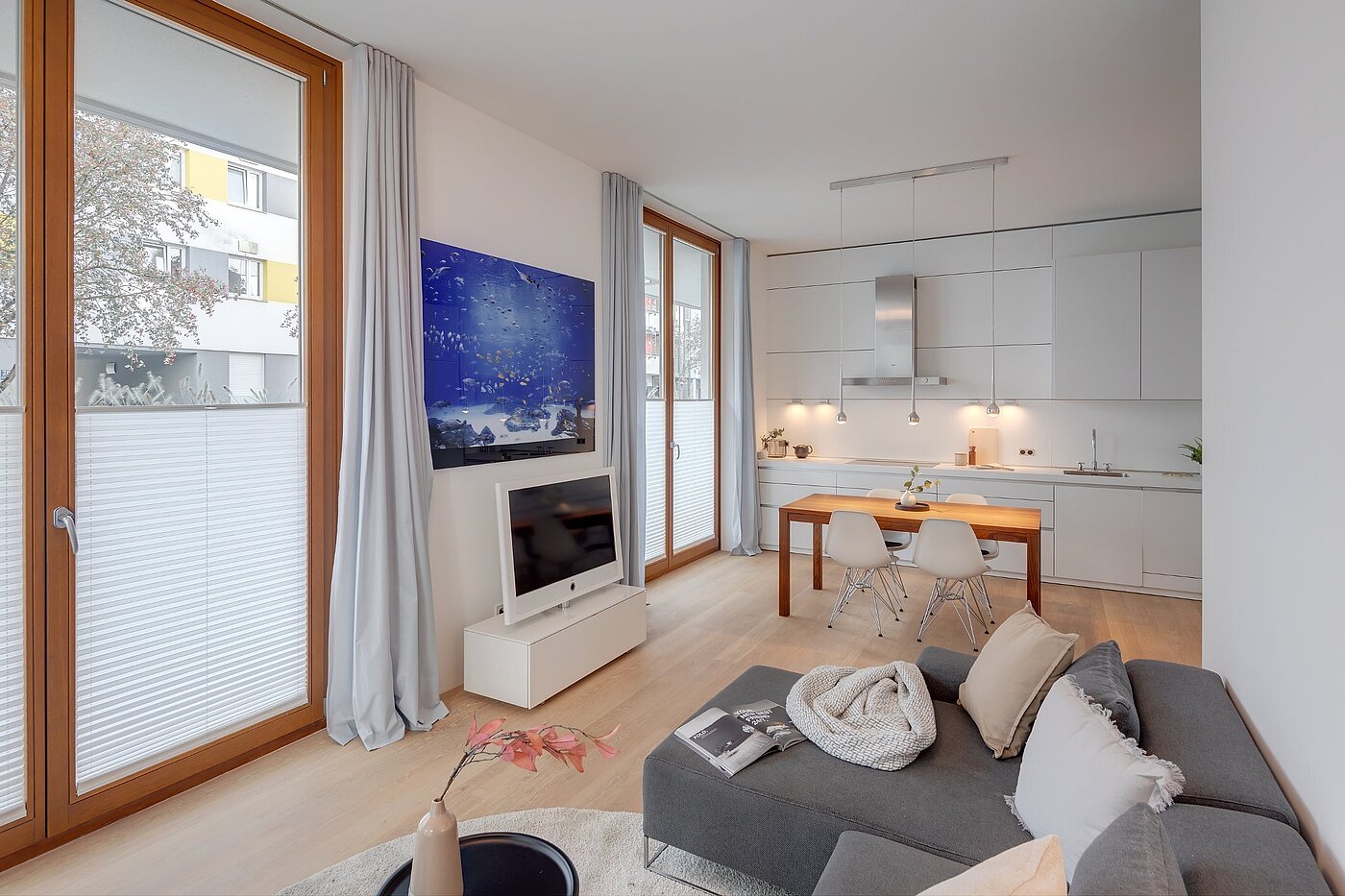 Asma kat ile 3 Odalar | München-Sendling | 2009ML8 | ...mit bodentiefen Fenstern...