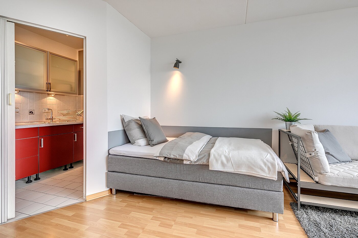 Płaski z 1 Pokój | München-Moosach | 1903ML3 | Blick in die Küche