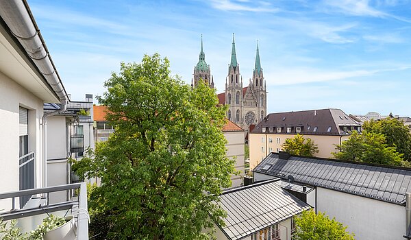 플랫 와 함께 3 객실 | München-Ludwigsvorstadt | 70488 | ...Blick ins Grüne