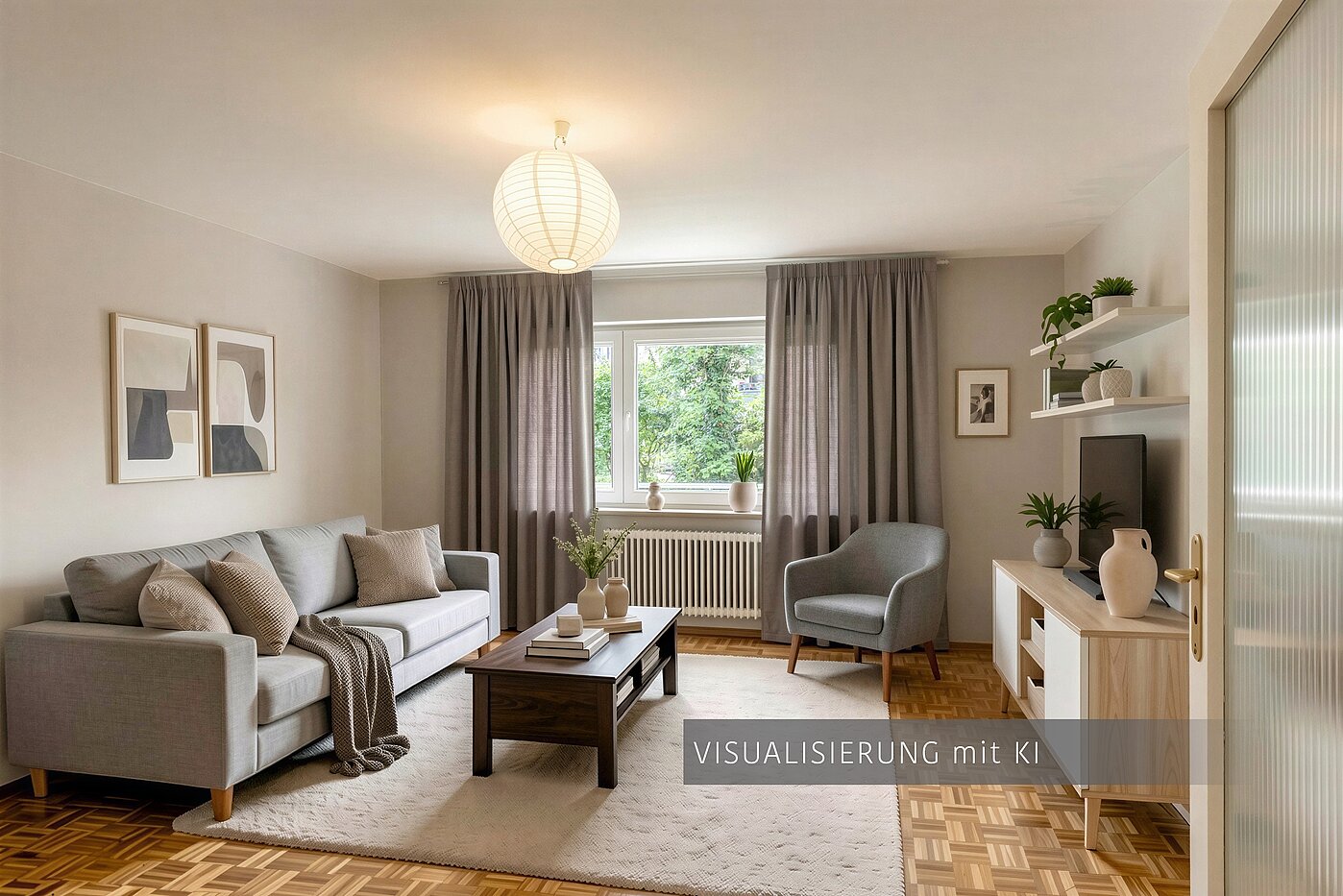 Mezzanin-gulv med 2.5 Værelser | München-Schwabing | 70441 | Visualisierung mit KI