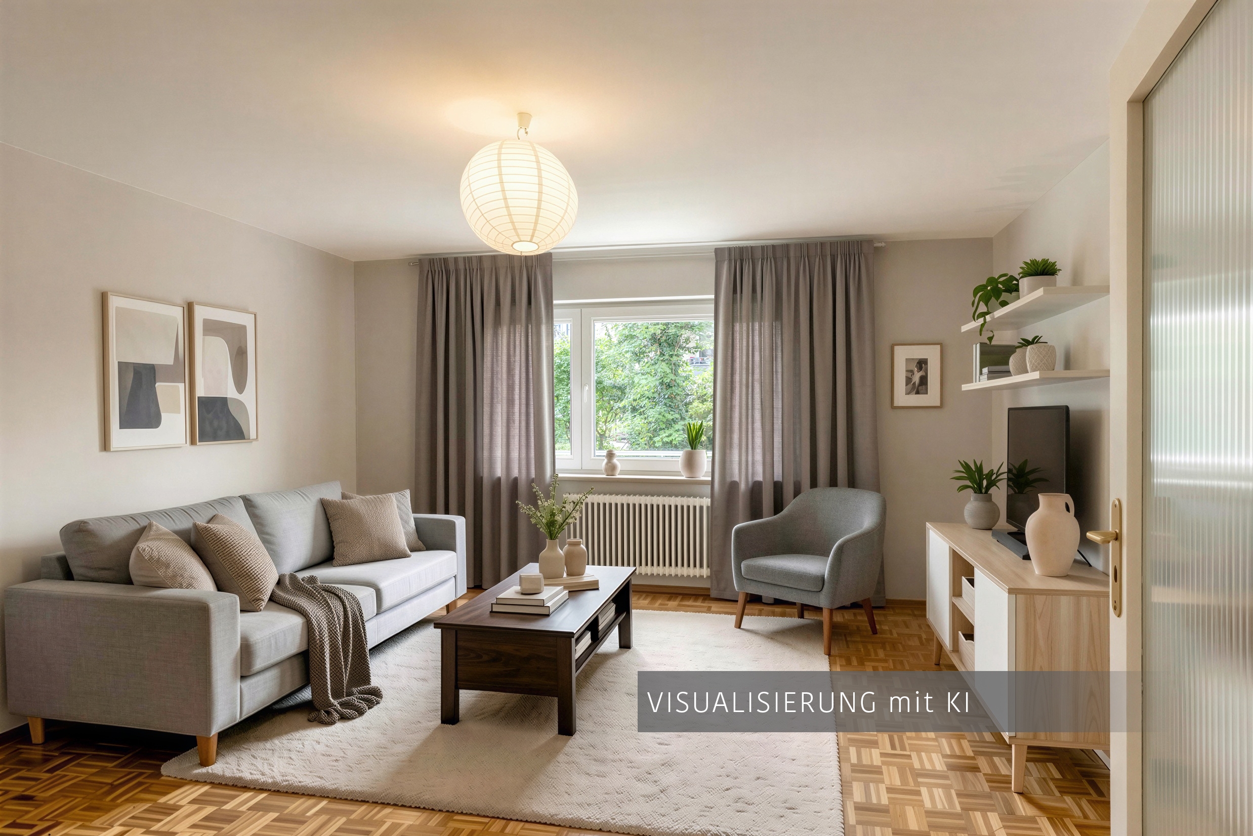 Mezzanin-gulv med 2.5 Værelser | München-Schwabing | 70441 | Visualisierung mit KI | Thumbnail
