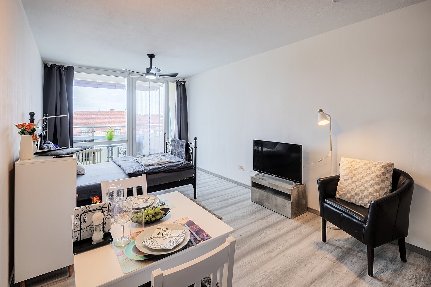 Lapos a  címen 1 Szoba | München-Haidhausen | 70482 | Wohnbereich