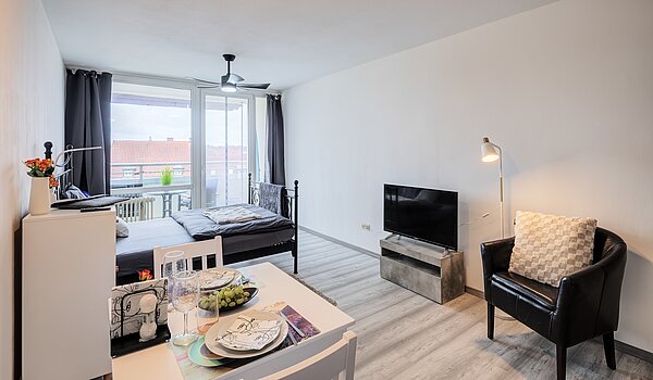 Επίπεδη με 1 Δωμάτιο | München-Haidhausen | 70482 | Wohnbereich